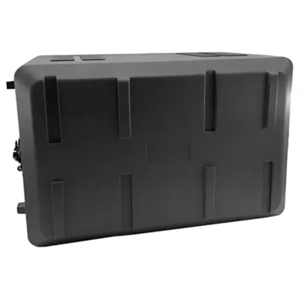 CASE RACK PLASTIC FLAYCASE P/ MICROFONES E MONITORES SEM FIO 390C-6U