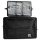CASE RACK PLASTIC FLAYCASE P/ MICROFONES E MONITORES SEM FIO 390C-6U