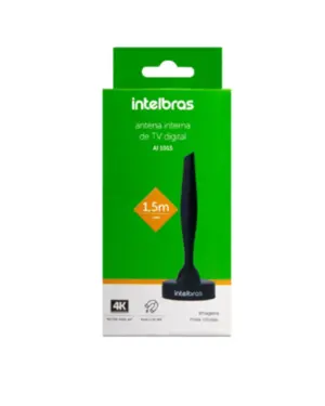 ANTENA DE TV INTELBRAS INTERNA UHF/HDTV AI 1015 ( INT- 17 )