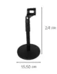 PEDESTAL SATY DE MICROFONE DE MESA PMS-05