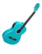 VIOLAO GIANNINI N-14 EQ TBS START NAILON EL/AC TURQUOISE BLUE SATIN TBS