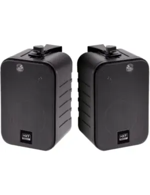 CAIXA DE SOM MXT AMBIENTE C/ SUPORTE PRETA MXK-25 - PAR