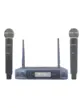 MICROFONE MXT UHF SEM FIO DUPLO DE MAO UHF-527M
