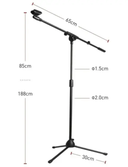 SUPORTE PEDESTAL MXT GIRAFA PARA MICROFONE PM-200 - SUPORTE