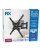 SUPORTE PIX TV TRI-ARTICULADO 26 A 65 PRETO PX-P4 BRACO DE 42 CM