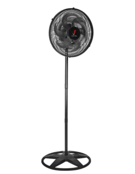 VENTILADOR VENTI-DELTA VENTURA COLUNA NEW LV/RED 50CM BI- VOLT PRETO