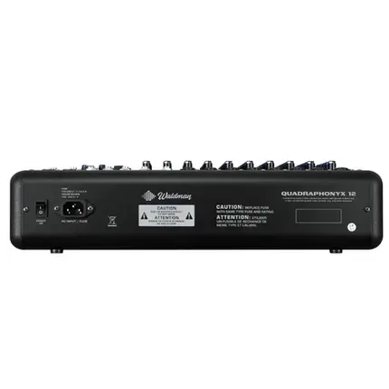 MESA DE SOM WALDMAN 12 CANAIS QPX-12 - MESA DE SOM WALDMAN 12