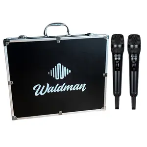 MICROFONE WALDMAN SEM FIO DUPLO WFD-300/530