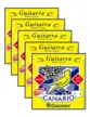 Kit 5 Encordoamento Para Guitarra Giannini Canário .009