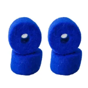 Feltro Liverpool Prato Bateria Set 4 Pçs - Azul