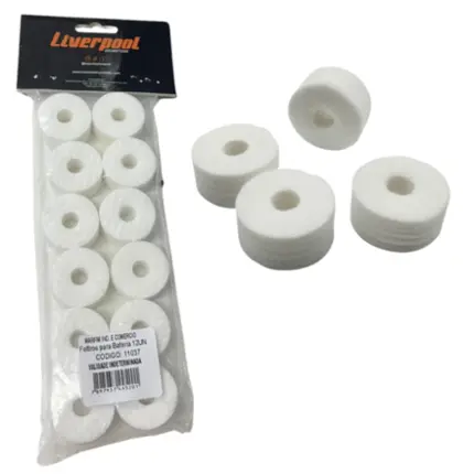 Kit De Feltro Para Prato De Bateria Liverpool 12 Un