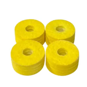 KIT FELTRO LIVERPOOL P/ BATERIA AMARELO - 4UN