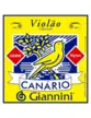 kit com 5 Encordoamento Giannini Canário Nylon Violão