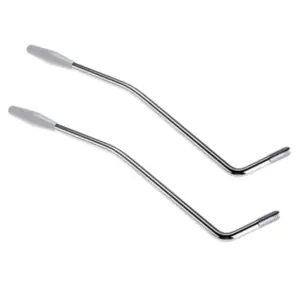 KIT ALAVANCA RONSANI 6MM TREMOLO CROMO PONTA BRANCA - 2 UN
