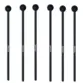 KIT BAQUETA LIVERPOOL LI BOR P/ LIRA C/ BOLA DE BORRACHA - 6 UN