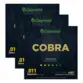 Kit 3 Jogos De Cordas Violão Giannini Aço Cobra Geeflkf .011
