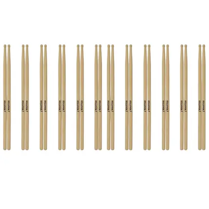 KIT BAQUETA MASTER MT-11 PONTA OLIVA - 12 PARES