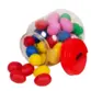 KIT OVINHO EGG SHAKER INFANTIL PLASTICO KIDZZO - 15 UN