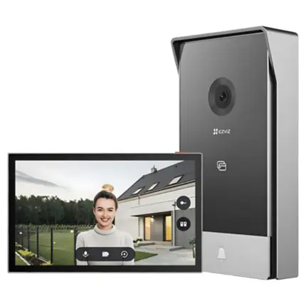 VIDEO EZVIZ PORTEIRO IP WIFI 3MP C-TELA 7" TOUCH C-2 TAG
