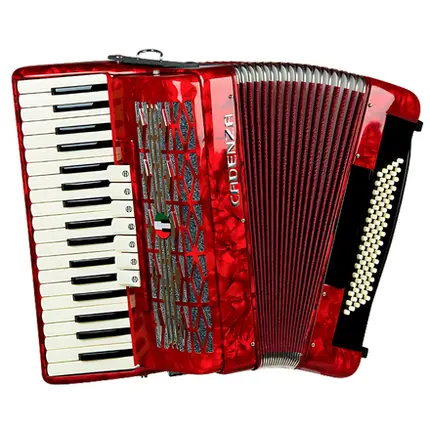 ACORDEON CADENZA CD120/41 RD VERMELHO