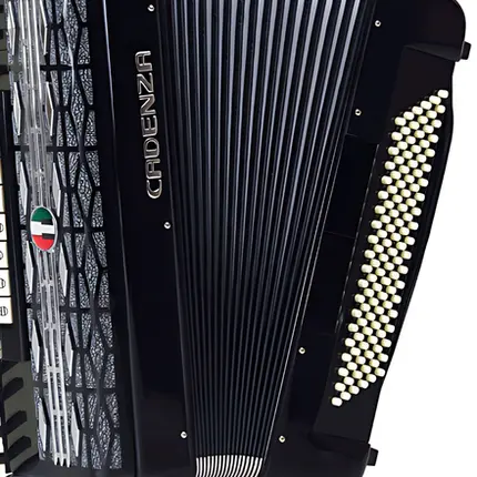 ACORDEON CADENZA CD120/41 BK - ACORDEON CADENZA CD120/41 BK PRETO