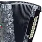 ACORDEON CADENZA CD80/37 GR CINZA PEROLA