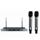 MICROFONE S/FIO KARSECT KRP2R DUPLO MAO RACK 1