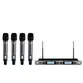 MICROFONE S/FIO KARSECT KRP4R QUADRUPLO MAO RACK