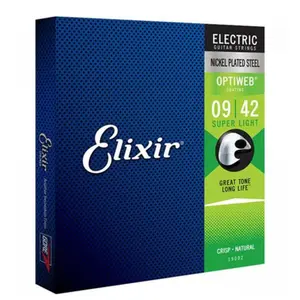 ENCORDOAMENTO ELIXIR 009 SUPER LIGHT P/ GUITARRA OPTIWEB 19002