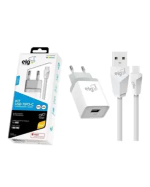 KIT CARREGADOR ELG PAREDE KTC10WC