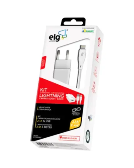 KIT CARREGADOR ELG PAREDE KT810WC