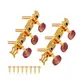 TARRAXA MYTH PINO FINO DOURADA CELULOIDE MARRON HEADSTOCK FURO LATERAL