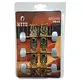 TARRAXA MYTH PINO FINO DOURADA CELULOIDE BRANCO/HEADSTOCK FURO LATERAL