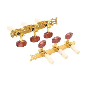 TARRAXA MYTH PINO GROSSO DOURADA CELULOIDE MARRON/HEADSTOCK FURO LATERAL