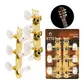 TARRAXA MYTH PINO GROSSO DOURADA CELULOIDE BRANCO/HEADSTOCK FURO LATERAL