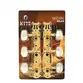 TARRAXA MYTH PINO GROSSO DOURADA CELULOIDE BRANCO/HEADSTOCK FURO LATERAL