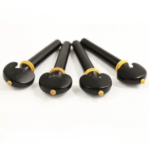 CRAVELHA P/ VIOLINO EBANO WOOD C/ 04 UNIDADES