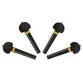 CRAVELHA P/ VIOLINO EBANO WOOD C/ 04 UNIDADES