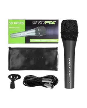 MICROFONE SKYPIX C/ CABO / SUPORTE E BAG SKM845