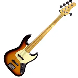 CONTRABAIXO TAGIMA PASSIVO 5C ESCALA CLARA ESCUDO AWH TW-73 5 STRINGS SB