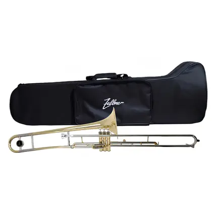 TROMBONE DE PISTO ZELLMER ZSL-800LN AFINACAO BB SIB - TROMBONE DE