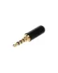 PLUG MXT P2 ESTEREO DE METAL PROFISSIONAL PONTA DOURADA PT ( MXT- 17 )