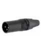 PLUG MXT XLR CANNON MACHO DE METAL PROFISSIONAL C30MN3