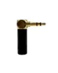PLUG MXT P2 ESTEREO CACHIMBO 90 DE METAL PROFISSIONAL PONTA DOURADA PT ( MXT- 19 )