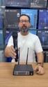 MICROFONE DYLAN SEM FIO C/ CHAVE DE COMANDO TALKBACK D-9001 TB