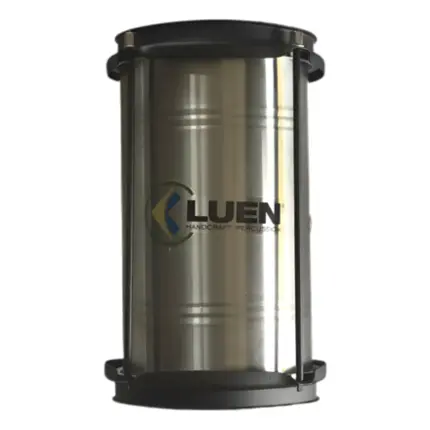 REPINIQUE LUEN 30X06 INOX ESCOVADO NAT ARO CHAPA PRETO PELE LEITOSA 04 AFIN BRASIL