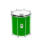 REPINIQUE TIMBRA 10X30CM VERDE C/ARO CROMADO PELE LEITOSA 8AF