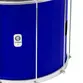 SURDO TIMBRA 18X40 CM AZUL ESCURO C/ARO CROMADO PELE LEITOSA 10AF