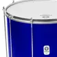 SURDO TIMBRA 18X40 CM AZUL ESCURO C/ARO CROMADO PELE LEITOSA 10AF