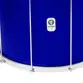SURDO TIMBRA 18X40 CM AZUL ESCURO C/ARO CROMADO PELE LEITOSA 10AF
